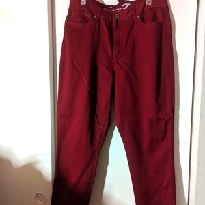 Women's Size 14 Red Jeans